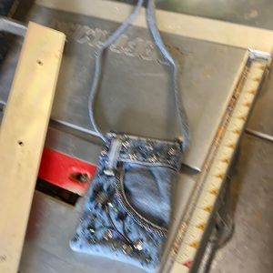 Small denim purse